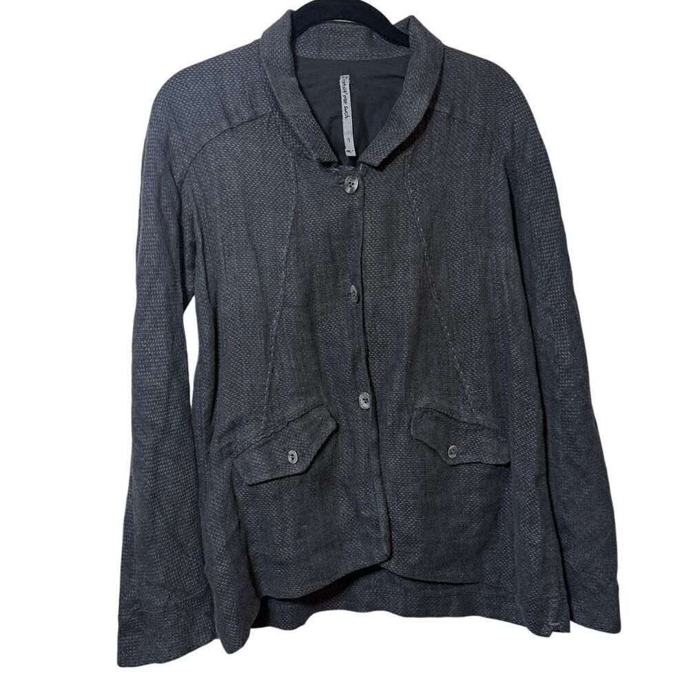 Transit Par Such Italian Linen Jacket Women's Sz. 1 (US 6)